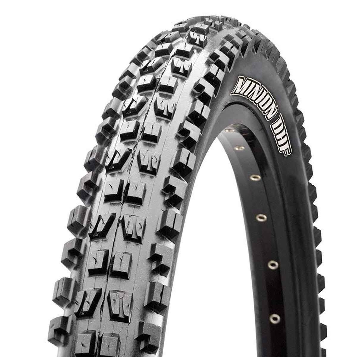 Maxxis Minion DHF Bicycle Tire   27.5 x 2.50 Folding Tubeless Ready 3C Maxx Terra EXO+ Wide Trail 120TPI   Black   TB001