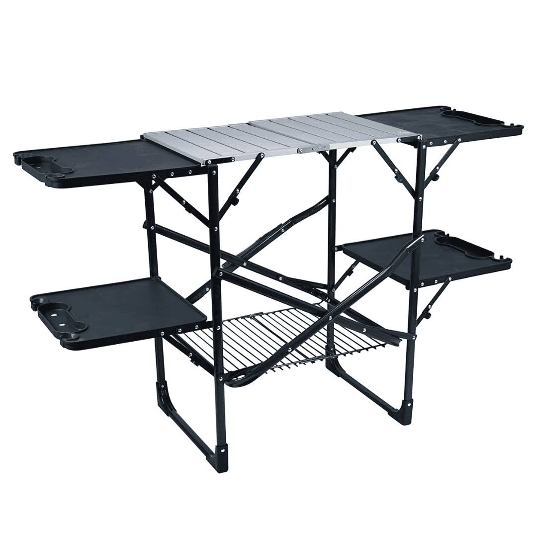 Outdoor Slim-Fold Cook Station Portable Outdoor Folding Table