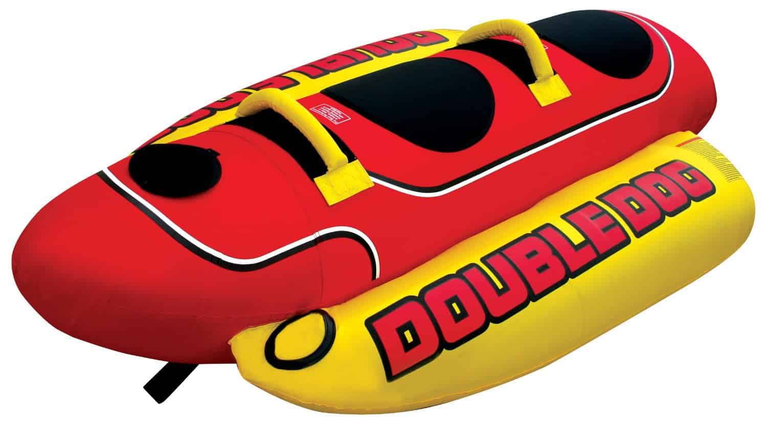 Double Dog 1 to 2 Rider Inflatable Towable Tube