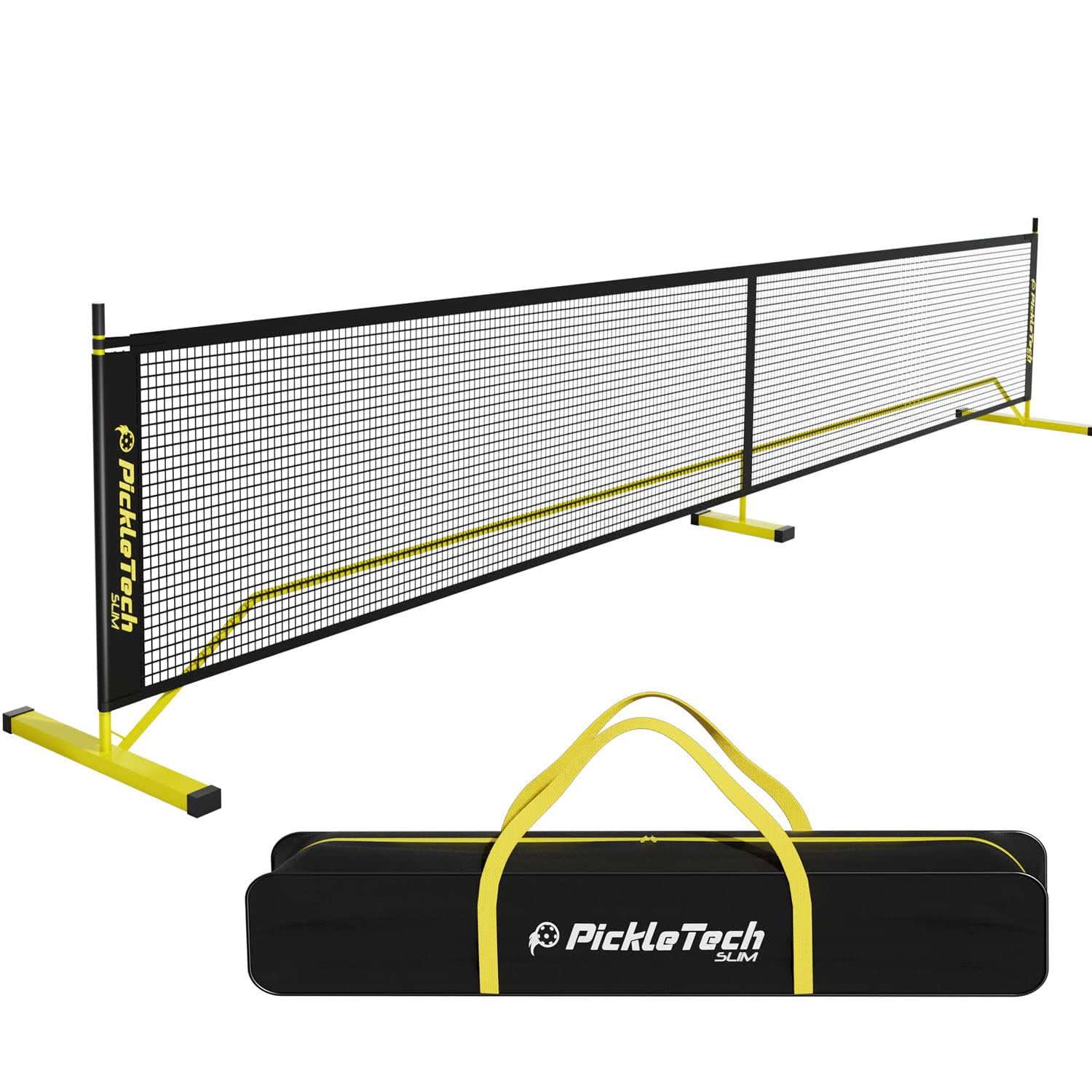 PICKLETECH 4.0 Slim Version Portable Pickleball Nets Outdoor Game 22 FT Pickleball Net