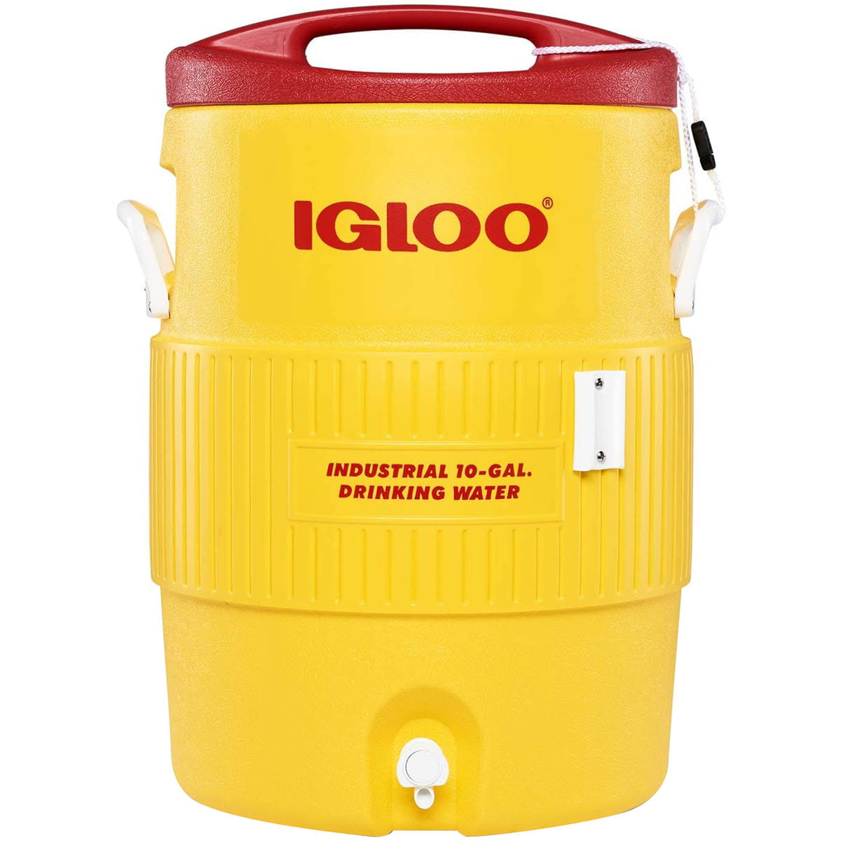 IGLOO 10 Gallon Industrial Heavy-Duty Beverage Cooler   Yellow