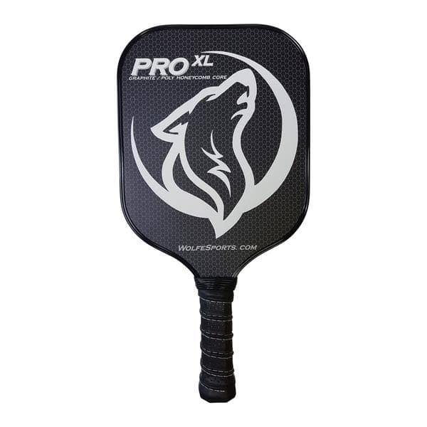 Wolfe XL PRO Graphite Pickleball Paddle   Extra Large Paddle Head (XL)   USAPA Approved for Tournament Play   Includes Paddle Case