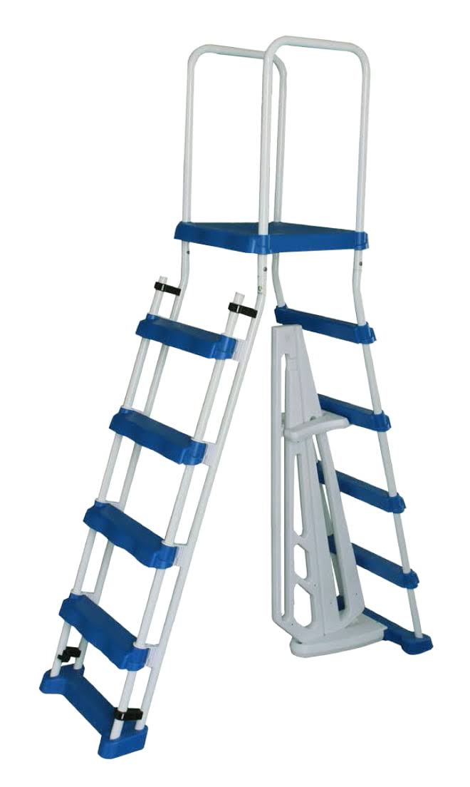 Select Above Ground A-Frame Swimming Pool Ladder with Removable Steps up to 52