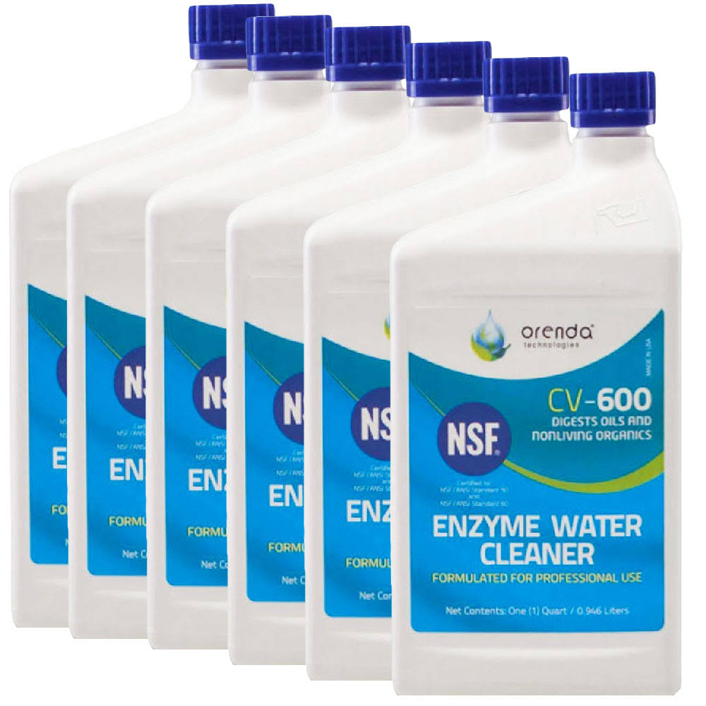 Orenda Technologies CV-600 Catalytic Enzyme Pool Water Cleaner Concentrate   6 pack ORE-50-133-6