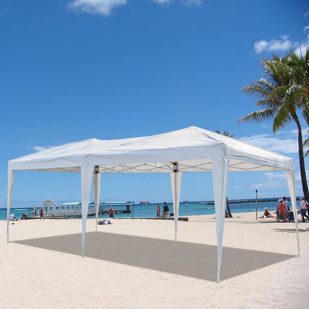 Ktaxon 10 x20  Easy Pop Up Wedding Party Tent Folding Gazebo Beach Canopy W/Carry Bag