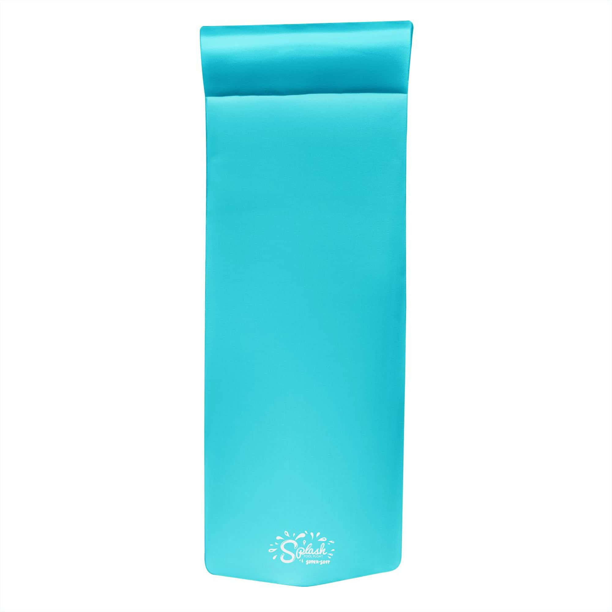 TRC Recreation Splash 1.25  Thick Foam Pool Float Mat, Tropical Teal