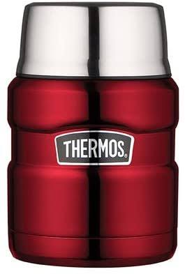 Thermos SK3000CRTRI4 Stainless King Food Jar, Cranberry, 16-oz.   Quantity 4