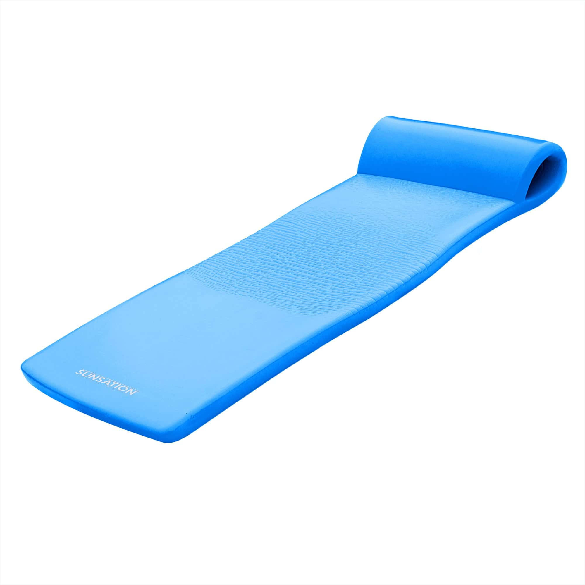 TRC Recreation Sunsation 1.75  Thick Foam Pool Lounge Float, Bahama Blue