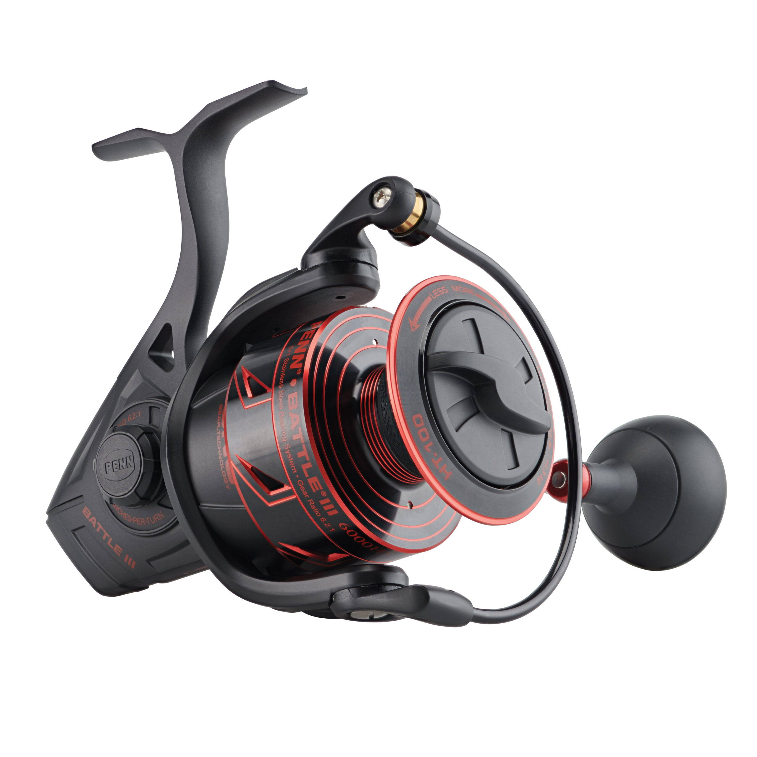 Battle III Spinning Inshore Fishing Reel, Size 0 (1518034)