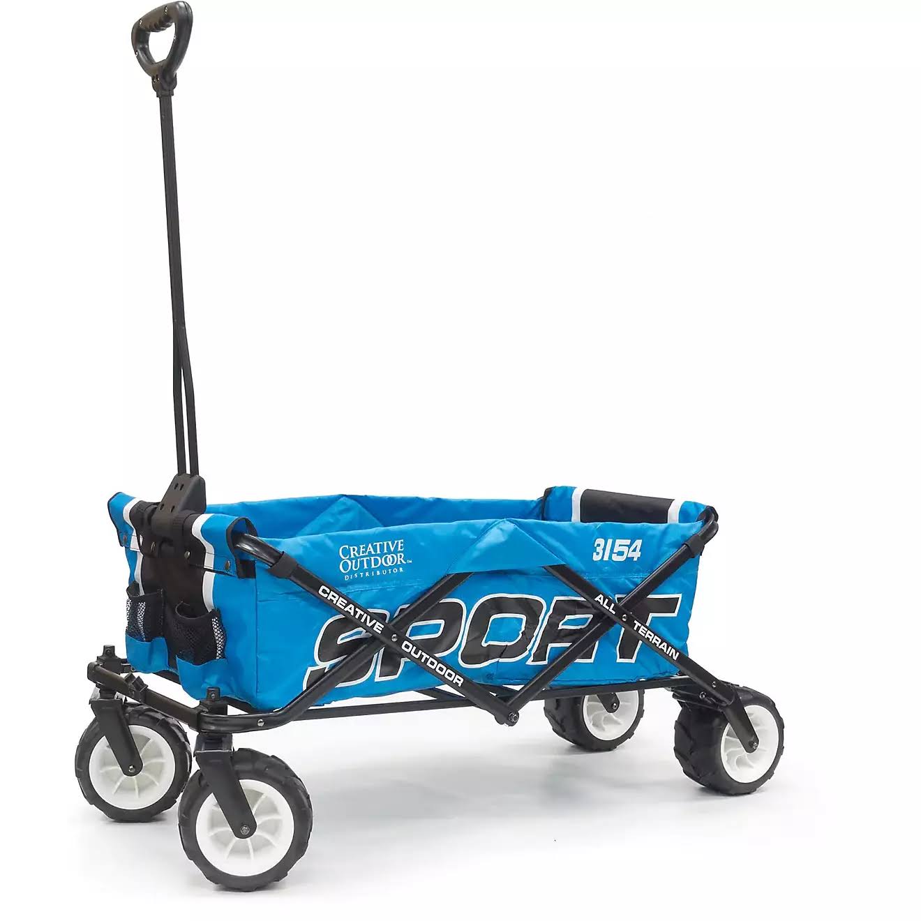 Creative Outdoor Sport All-Terrain Folding Wagon   Blue/Black