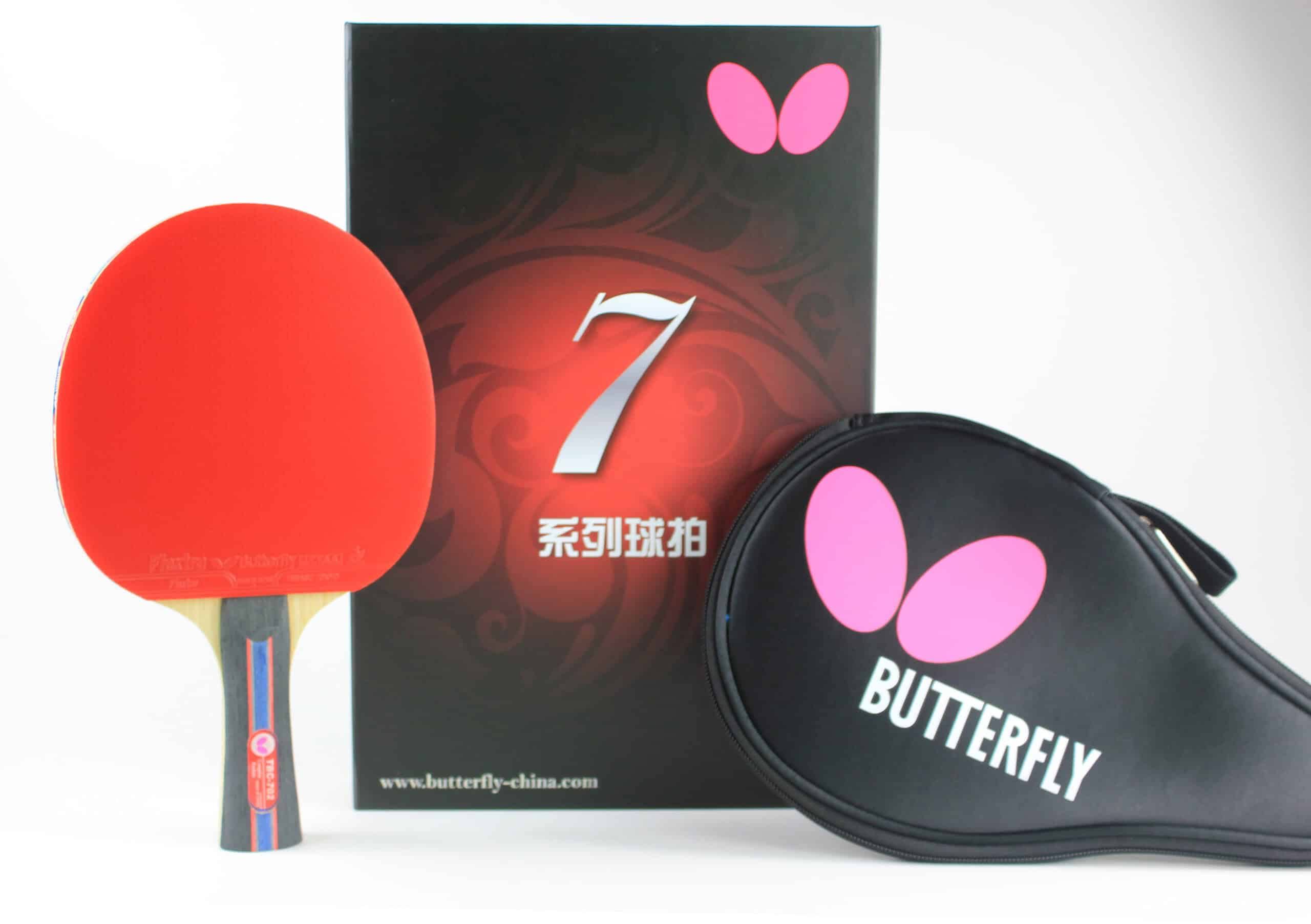 702 Table Tennis Racket Set   1 Paddle – 1 Case   Gift Box   ITTF Approved – Carbon Power