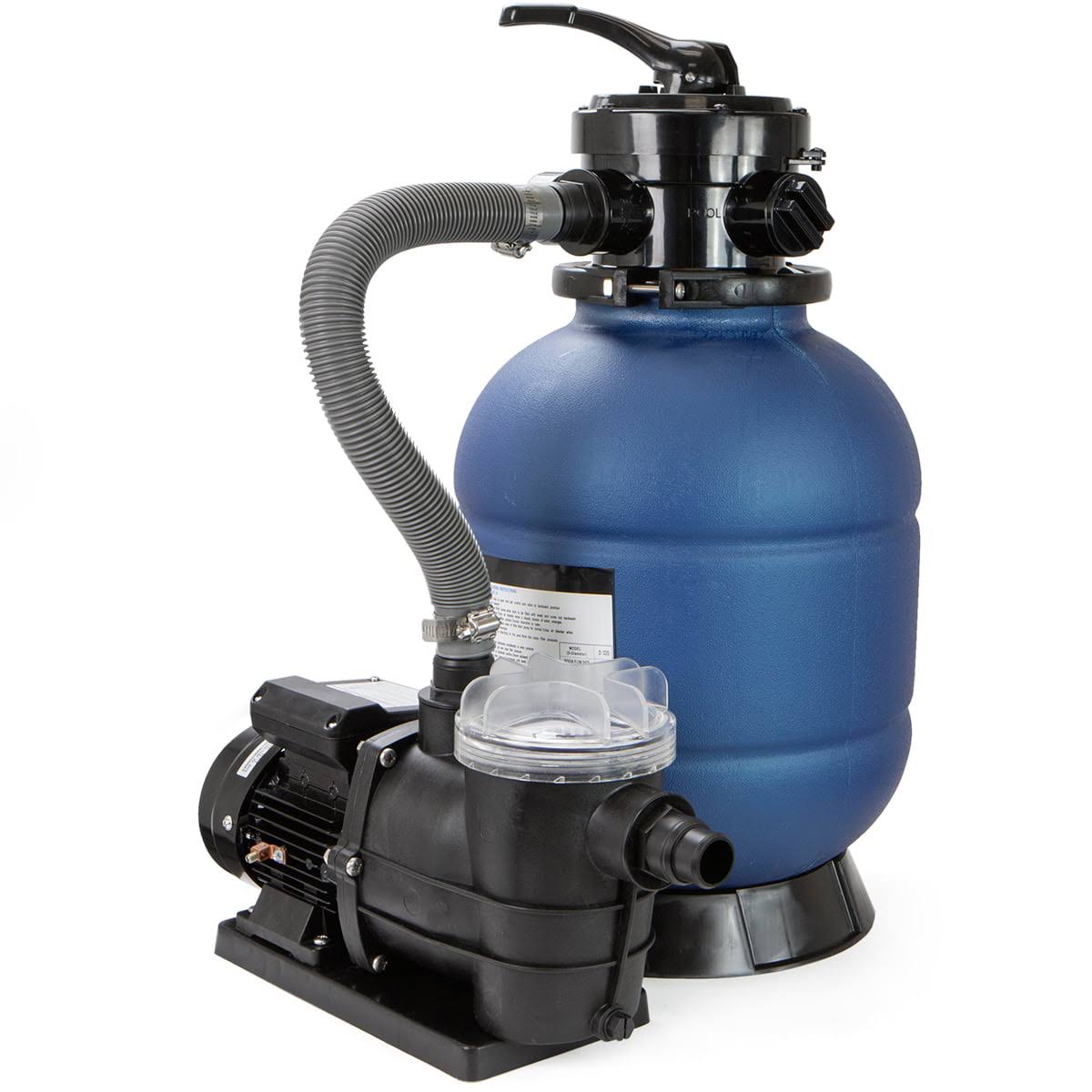 XtremepowerUS 12  Sand Filter Pump System Tank up to 10,000 Gallons Above-Ground Pool Gauge with 3/4HP Pool Pump