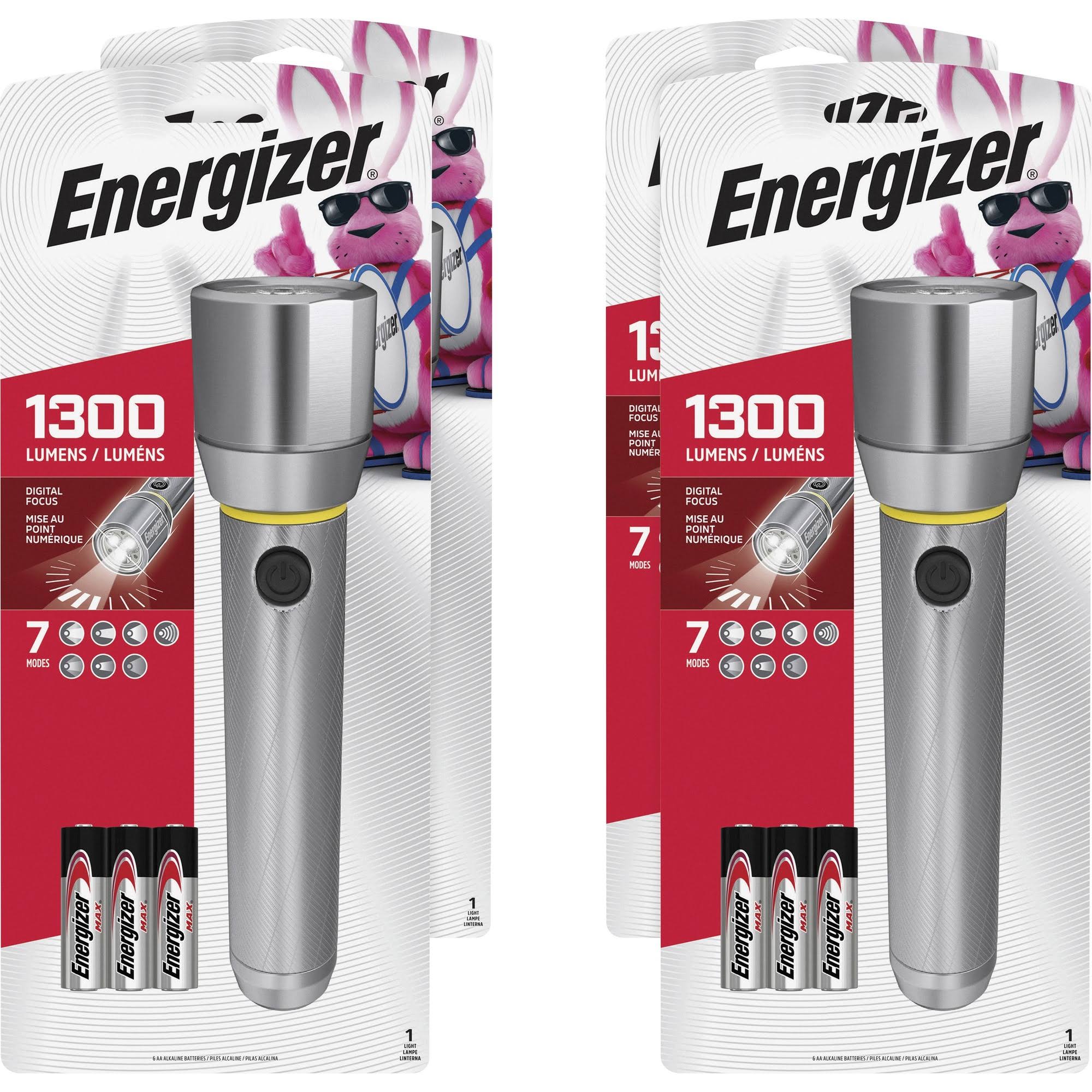 Eveready Vision Hd Focus Large Flashlight   Aa   Metal   Chrome