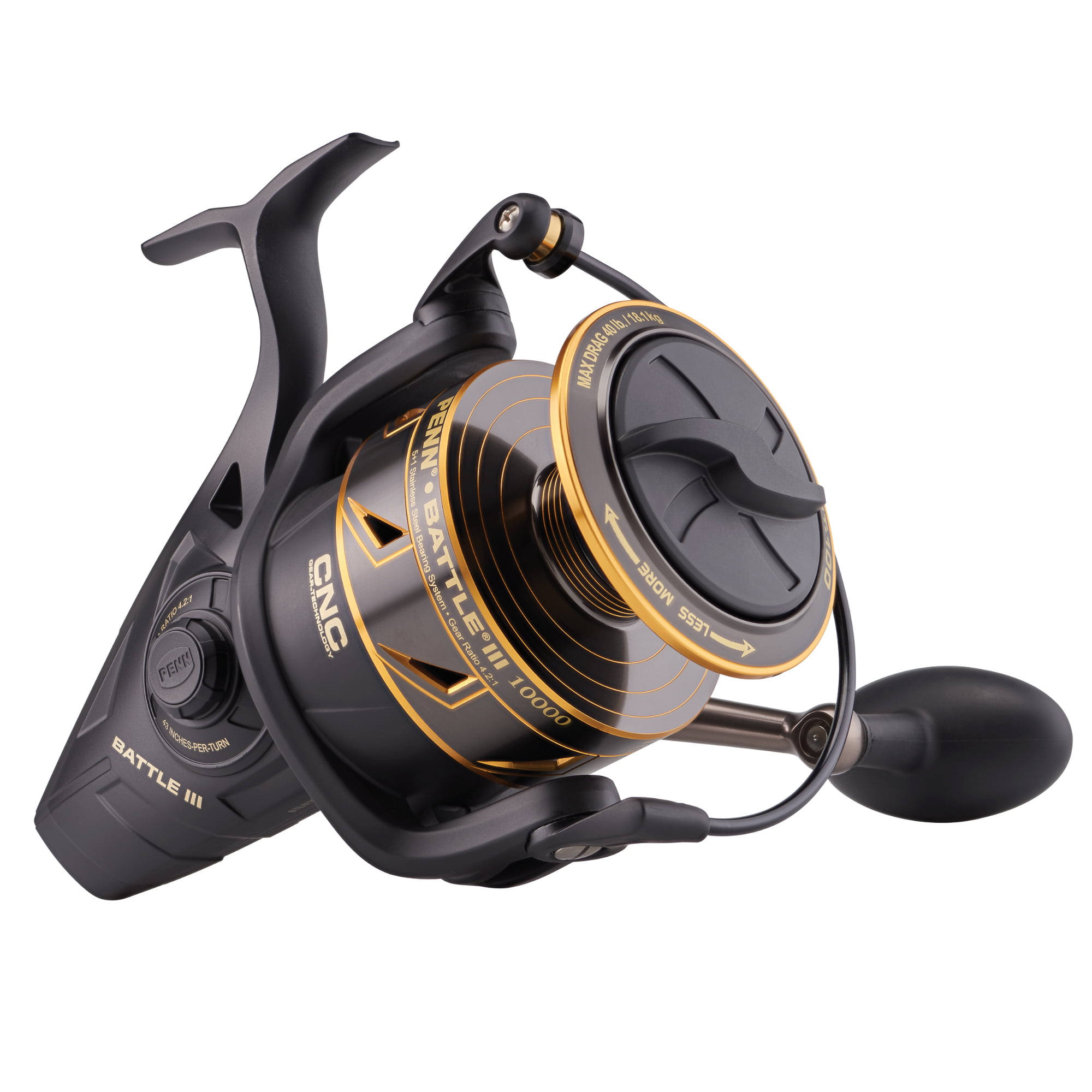 Battle III Spinning Nearshore/Offshore Fishing Reel, Size 10000