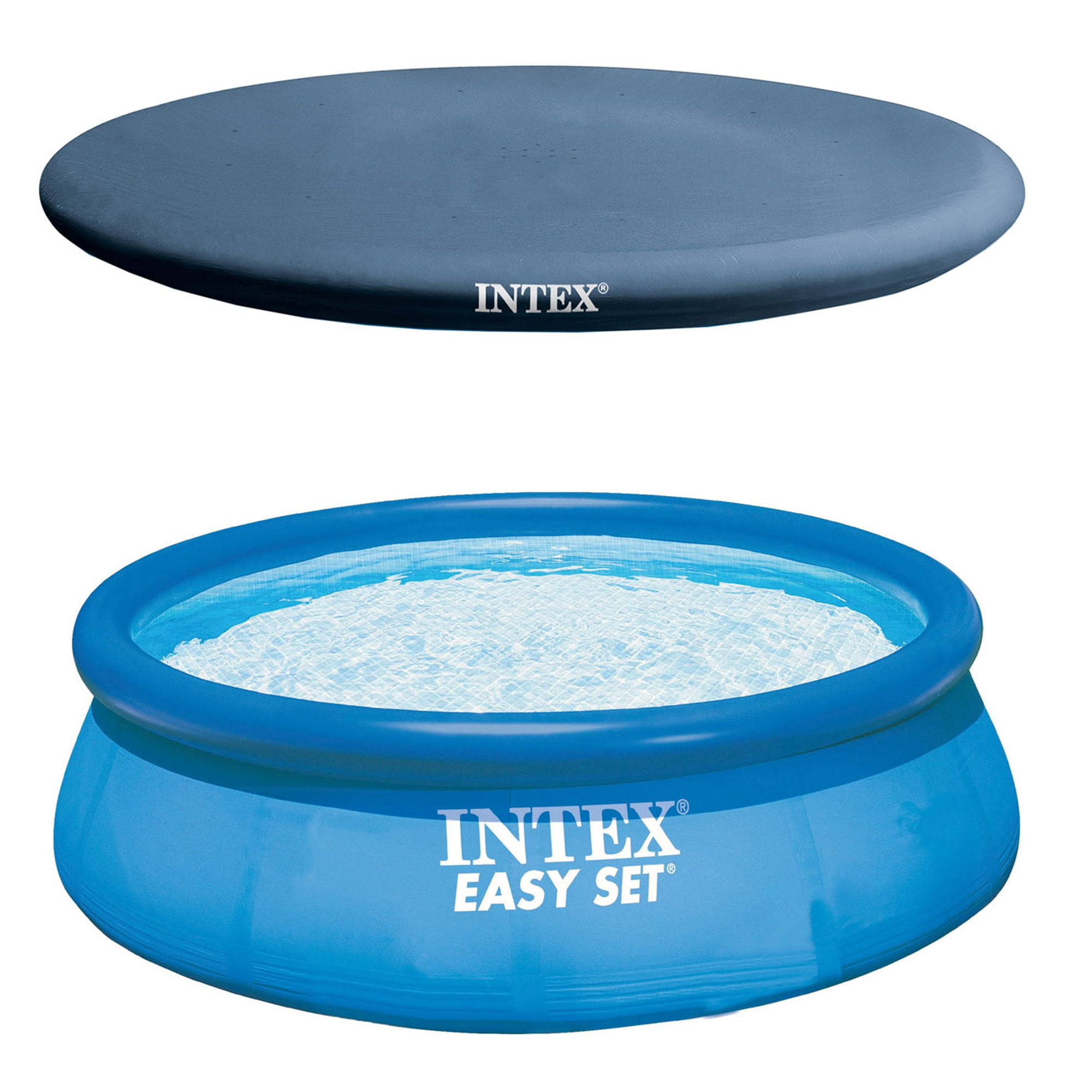Easy Set Pool, Pump   Filter and  Above Ground Rope Tie Pool Cover