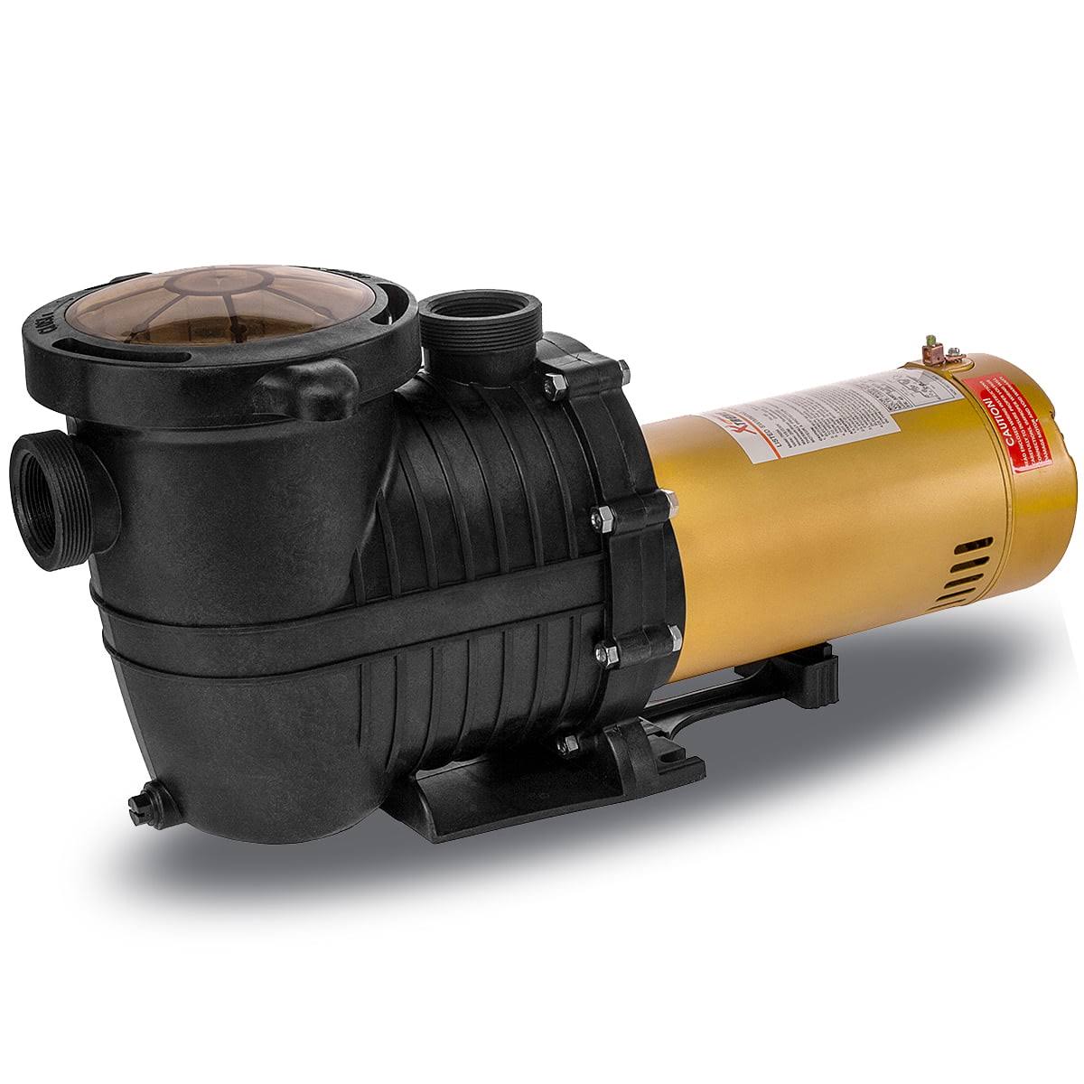 XtremepowerUS 1.5HP High Flo Swimming Pool Pump 5280GPH InGround Pump with Strainer Basket 230v
