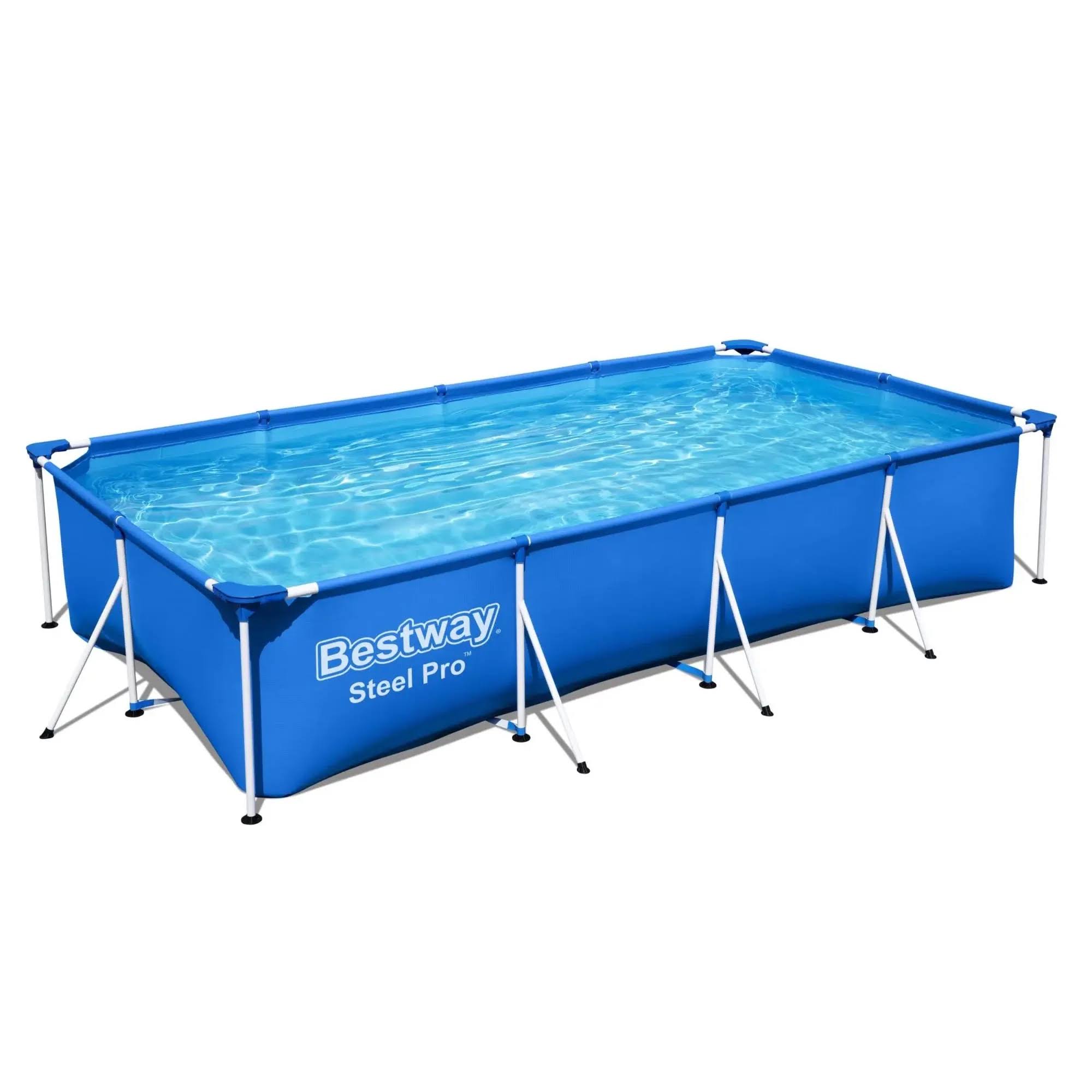 Steel Pro 13  x 7  x 32  Rectangular Above Ground Swimming Pool