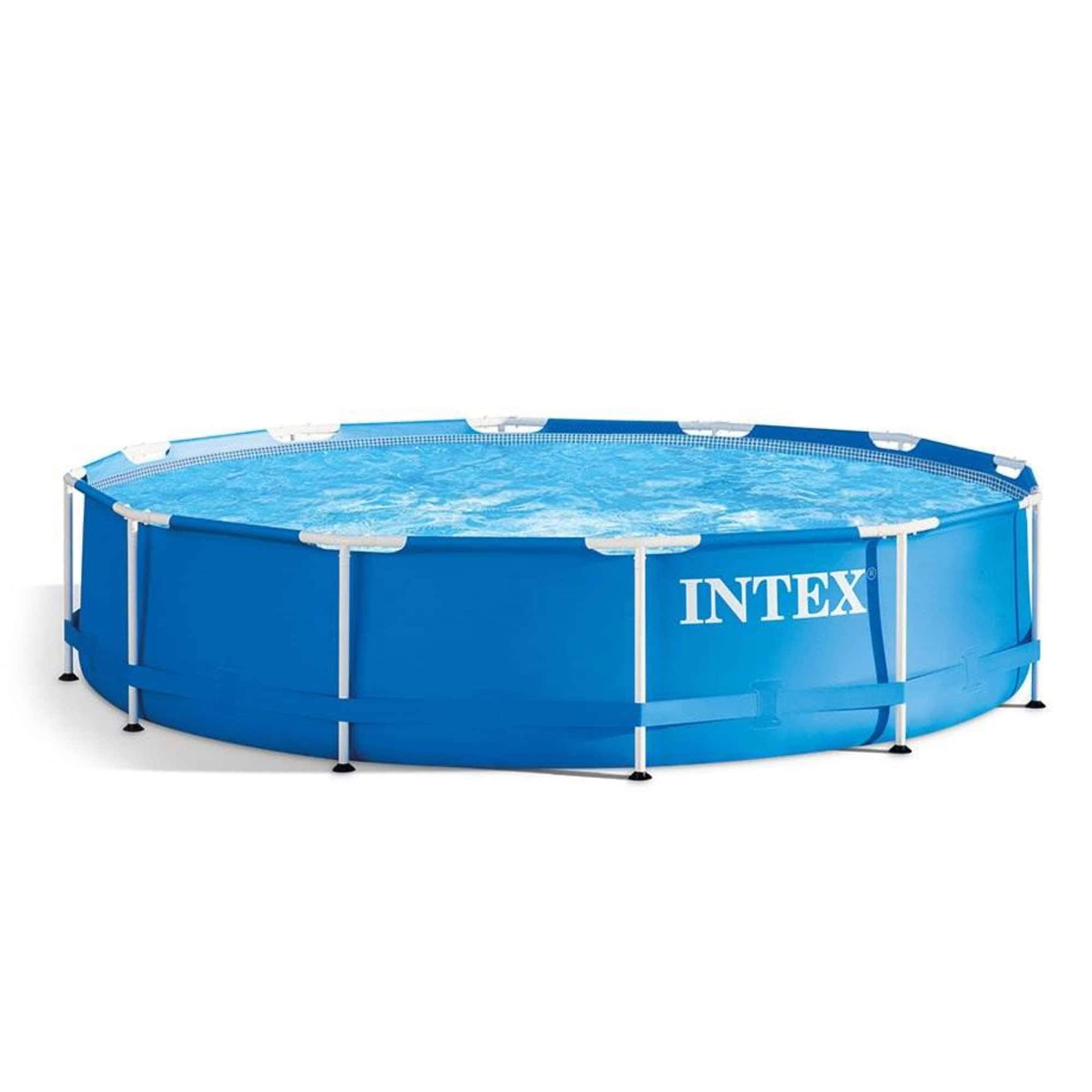 28210EH 12 ft x 30 in Easy-to-Set-up Round Above Ground Swimming Pool (Pump Not Included)