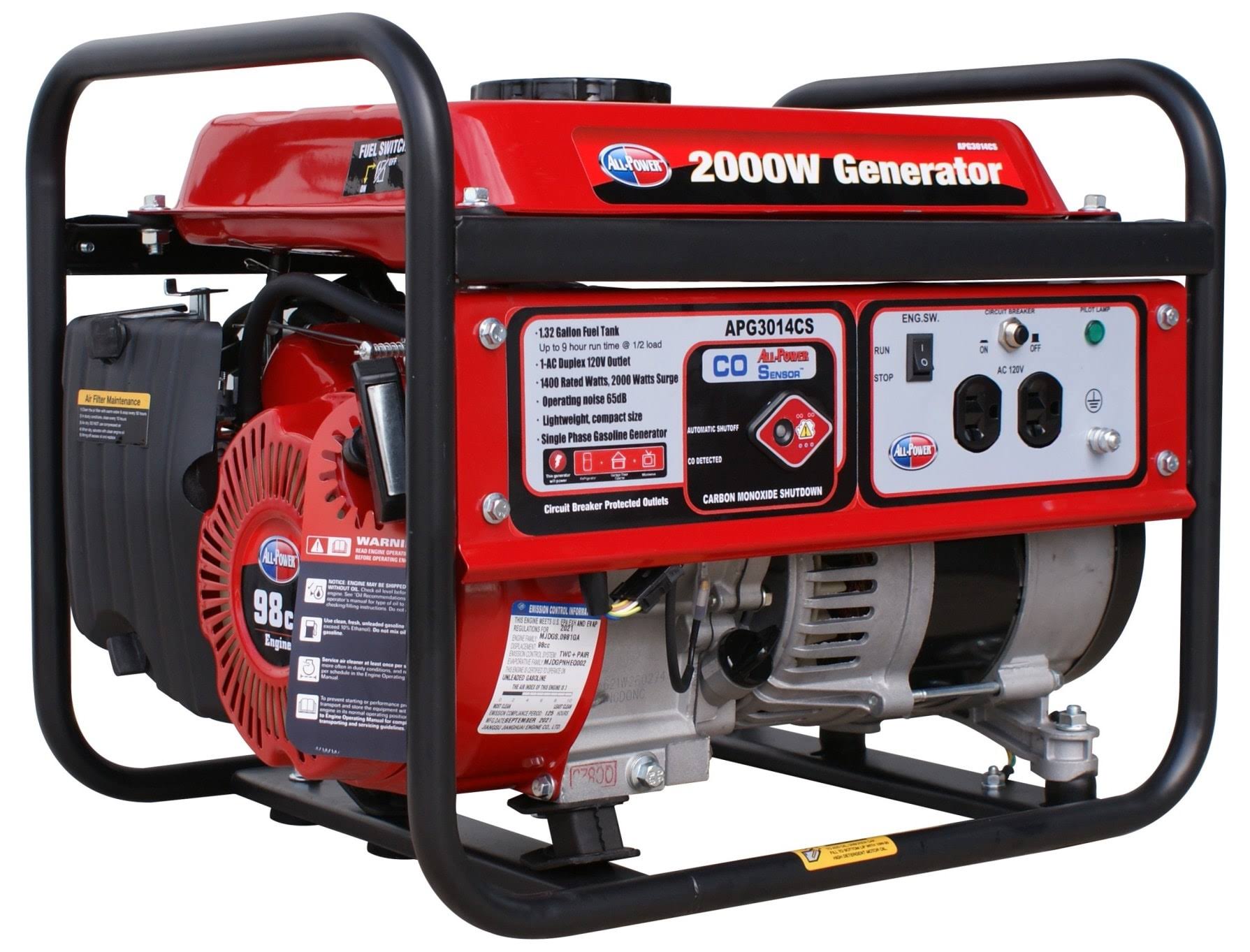 APG3014CS 1400-Watt Gasoline Portable Generator