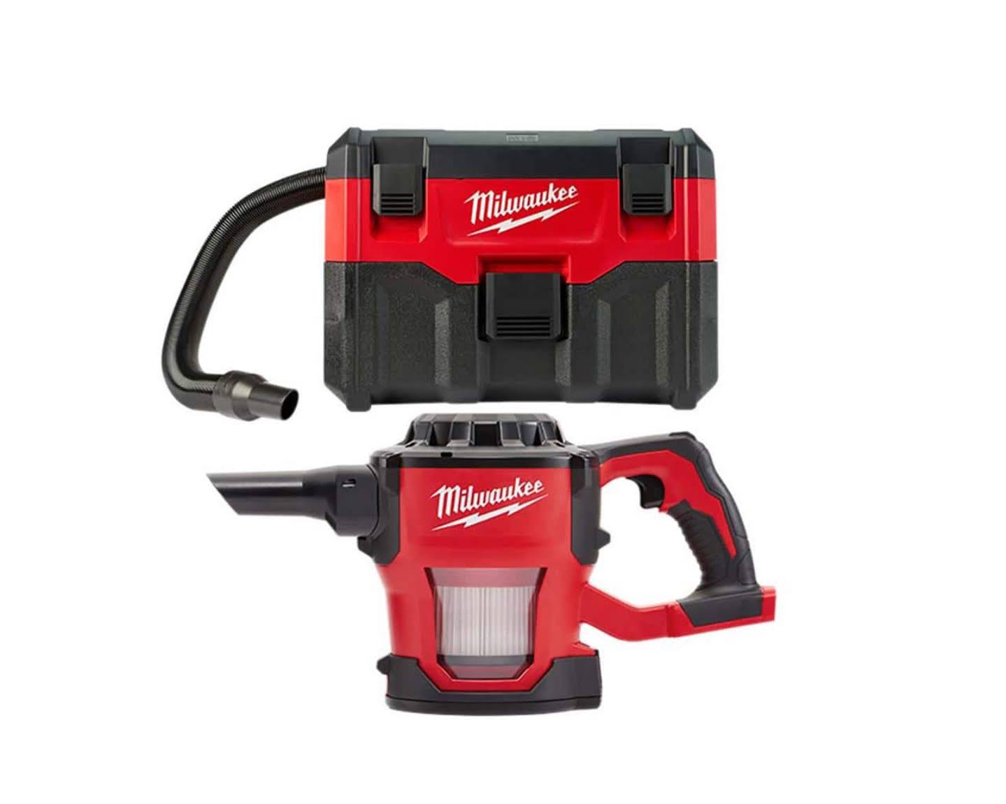 0880-20-0882-20 M18 18-Volt 2 Gal. Lithium-Ion Cordless Wet/Dry Vacuum with M18 Compact Vacuum (2-Tool)