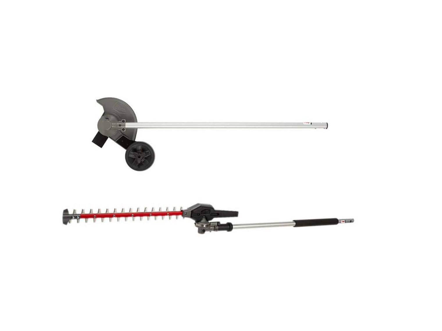 49-16-2718-49-16-2719 M18 FUEL QUIK-LOK 8 in. Edger Attachment and M18 FUEL QUIK-LOK Hedge Trimmer Attachment (2-Tool)