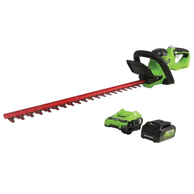 HT24B414 24-Volt 22-in Dual Cordless Electric Hedge Trimmer (Battery   Charger Included)