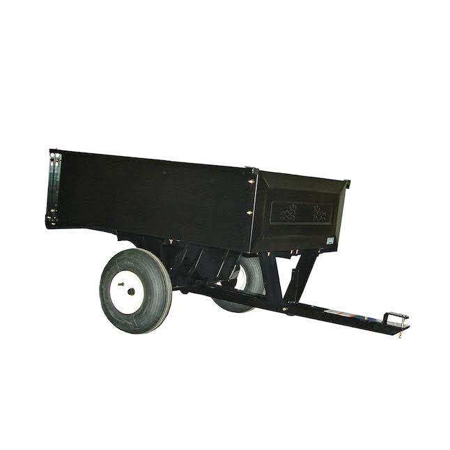 45-0303 350-Pound 10-cu ft Steel Dump Cart, Black