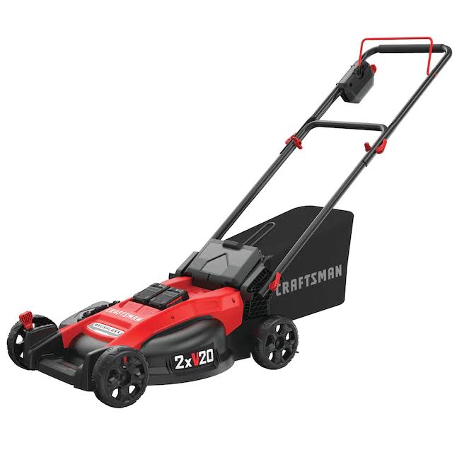 CMCMW220P2 V20 20-volt Max Brushless 20-in Push Cordless Electric Lawn Mower 5 Ah (Battery   Charger Included)