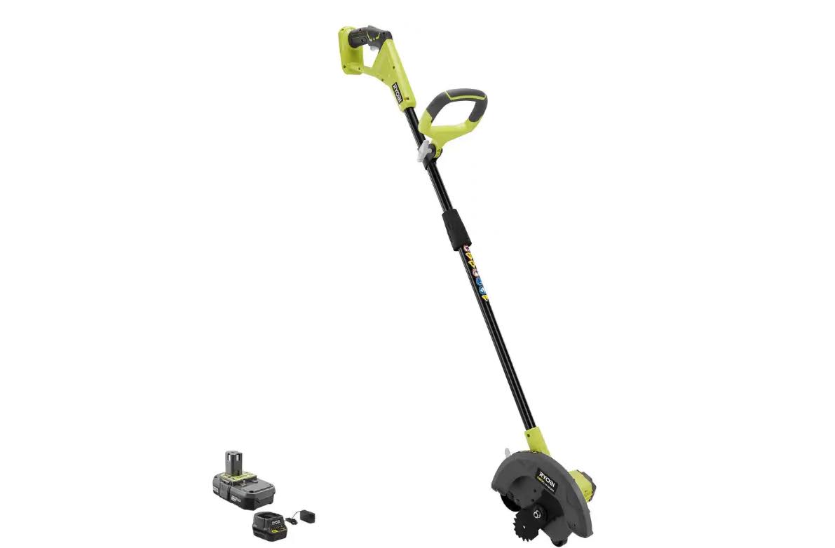 P2310  18V 9 in. Cordless Battery Edger with 2.0 Ah Battery and Charger