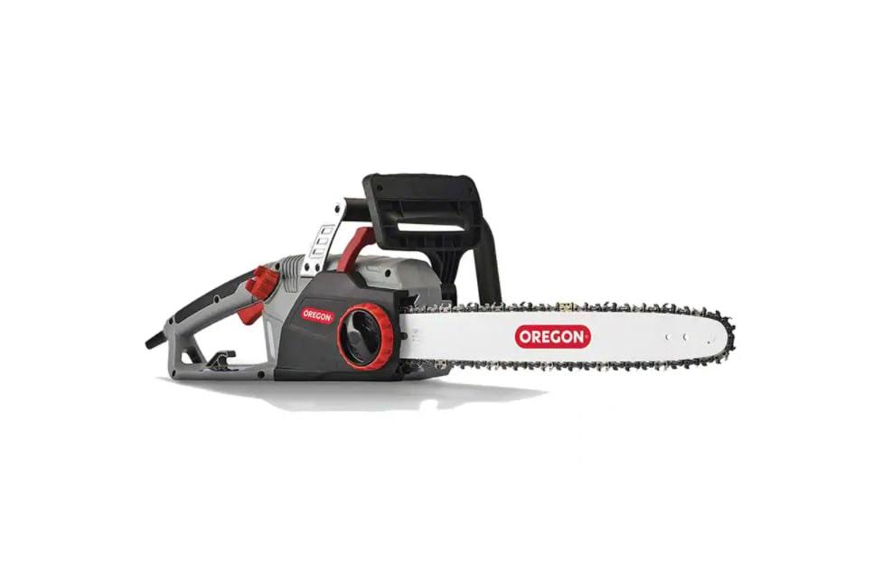 Oregon CS1500 Self-Sharpening 15 Amp Corded Electric Chainsaw, 18 in. Bar, Equipped with PowerSharp Saw Chain