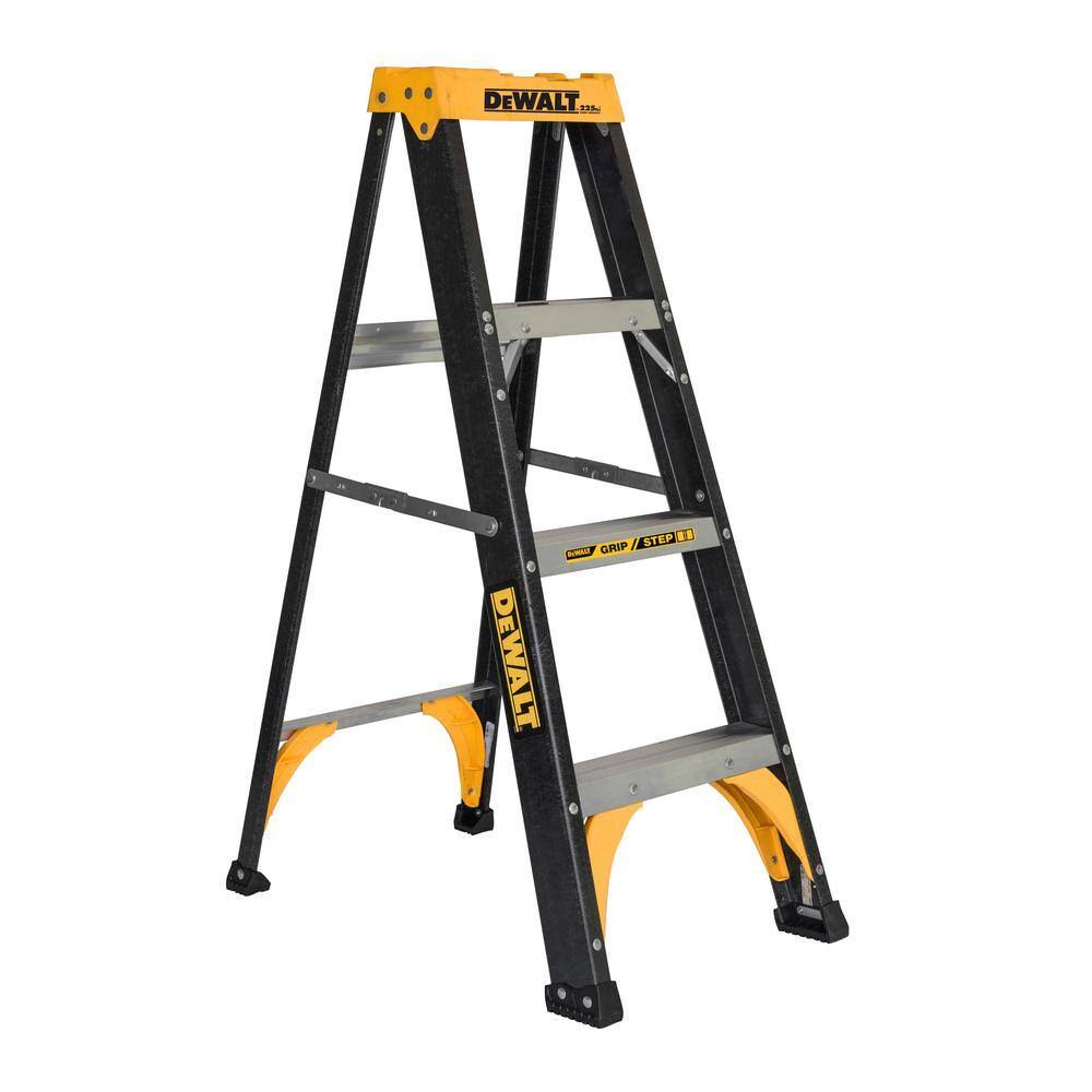 DXL3210-04 4 ft. Fiberglass Step Ladder Type II   225 lbs.