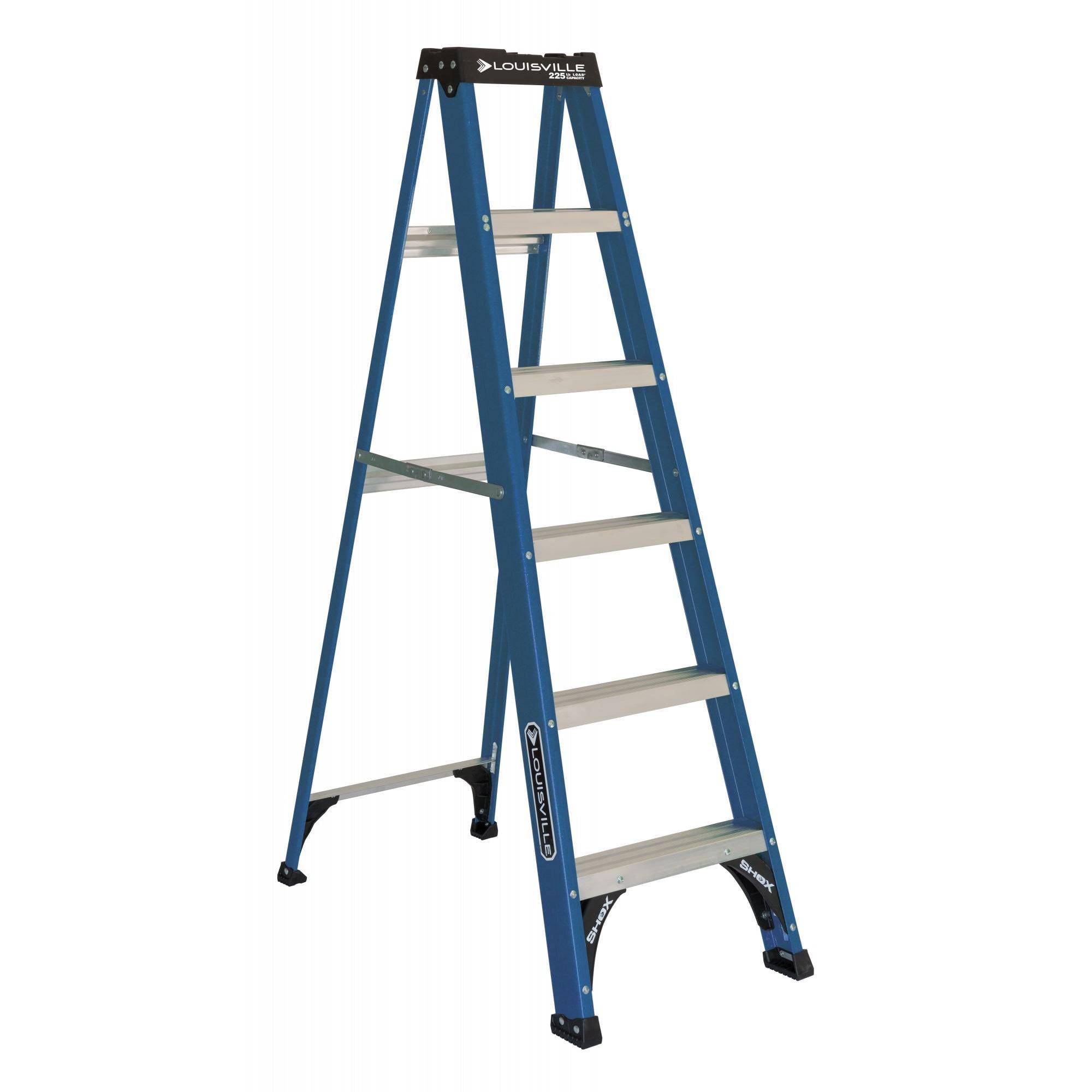 Ladder 6   Fiberglass Step, 10  Reach, 225-lb, Load Capacity, W-3217-06