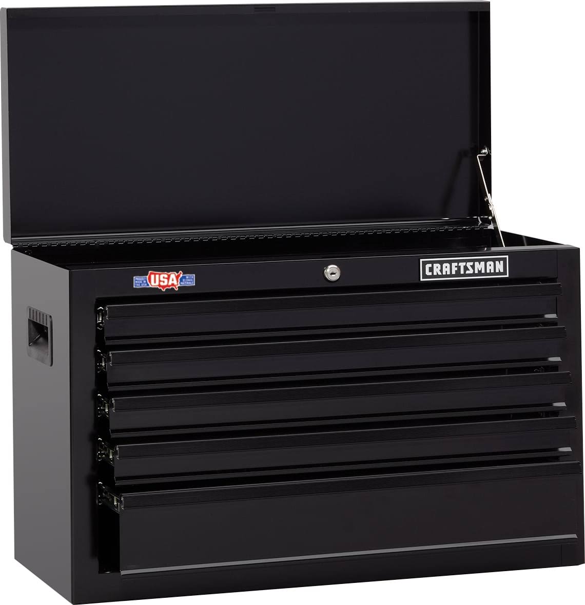CMST22654BK 1000 Series 26-in W x 17.25-in H 5-Drawer Steel Tool Chest (Black)
