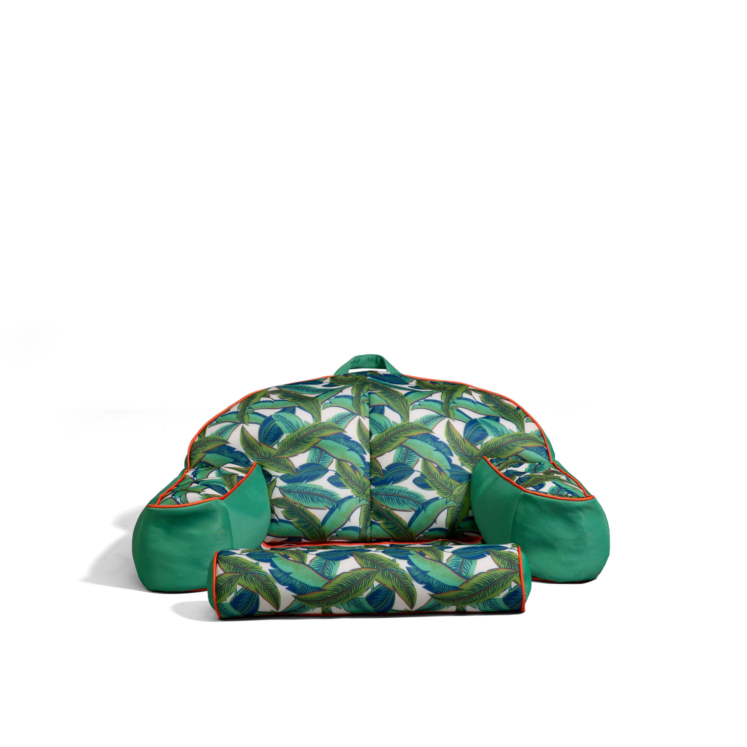 Lazy Lounger, Green Tropical Palm