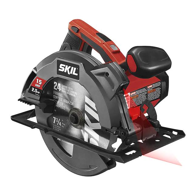 5280-01 15-Amp 7-1/4-Inch Corded Circular Saw with Single Beam Laser Guide