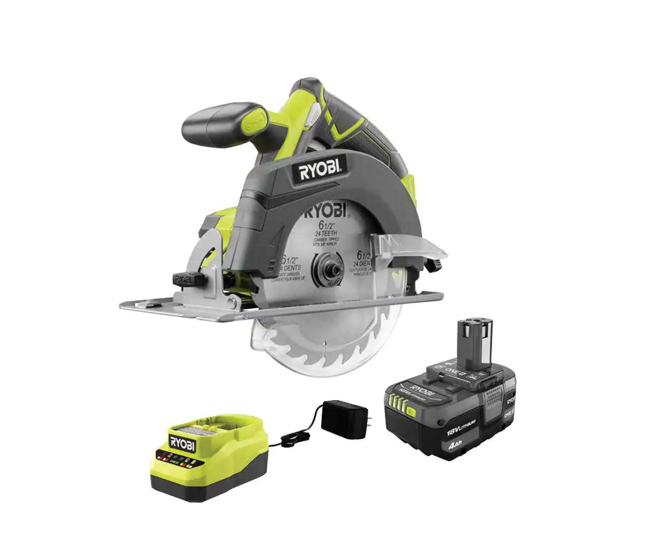 P507K1  18V Cordless 6-1/2 in. Circular Saw Kit with 4.0 Ah Battery and 18V Charger