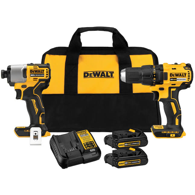 DCK275C2 20V Max Compact Brushless Drill/Driver and Impact Kit