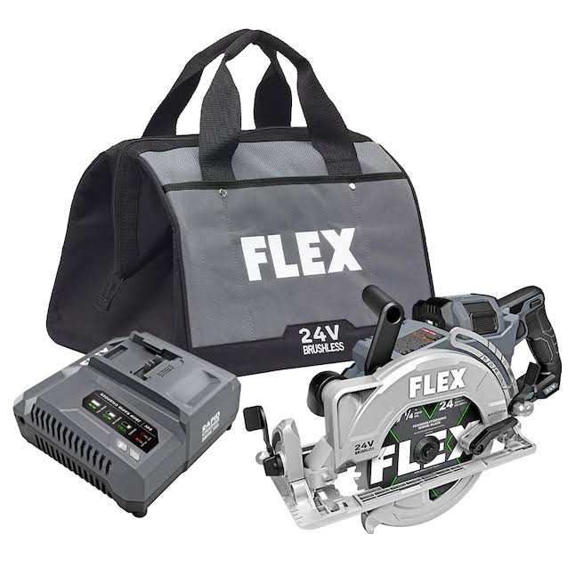 FX2141R-1J STACKED LITHIUM 24-Volt 7-1/4-in Cordless Circular Saw Kit (1-Battery and Charger Included)