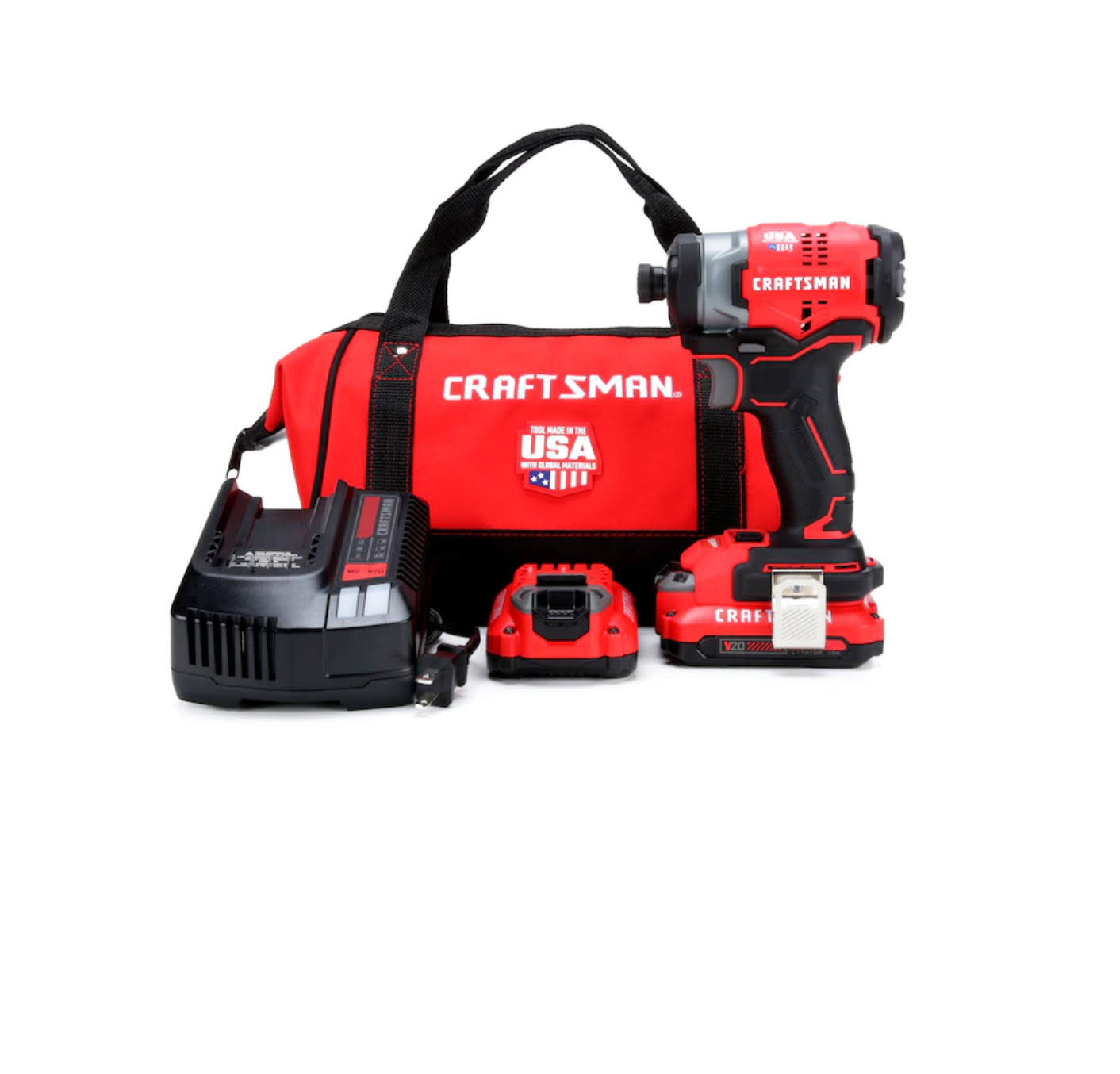CMCF820D2 V20 20-volt Max Variable Speed Brushless Cordless Impact Driver (2-Batteries Included)