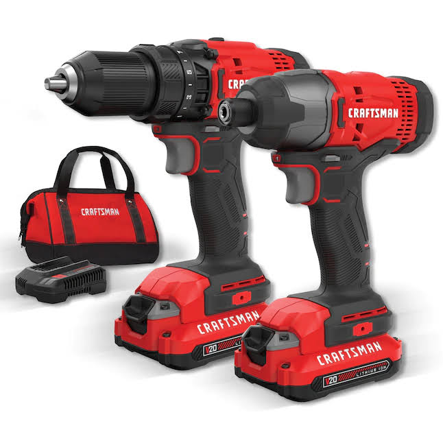 CMCK200C2 V20 2-Tool 20-Volt Max Power Tool Combo Kit with Soft Case (2-Batteries Included and Charger Included)