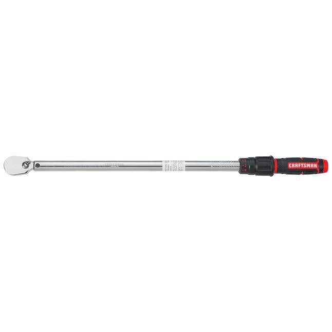CMMT99434 1/2-in Drive Click Torque Wrench (50-ft lb to 250-ft lb)