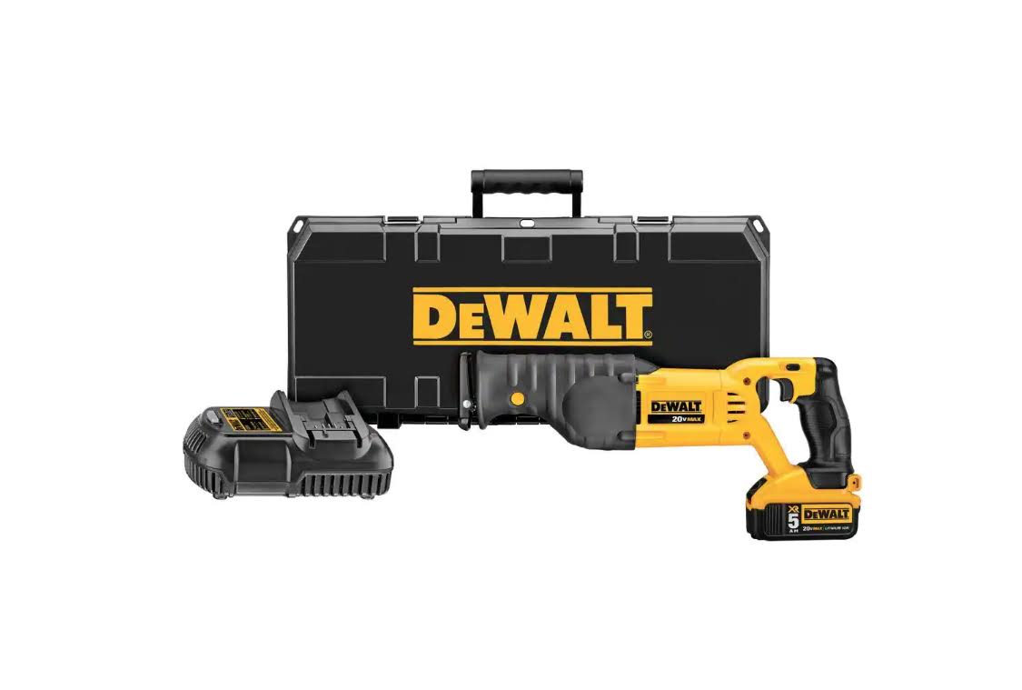 DCS380P1 20-Volt MAX Cordless Reciprocating Saw with (1) 20-Volt Battery 5.0Ah   Charger