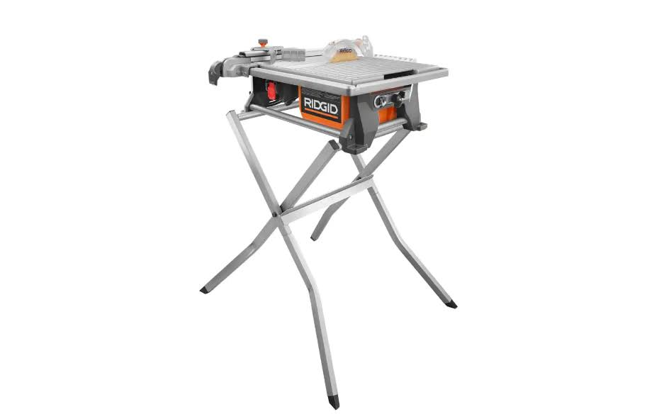 R4021SN 6.5 Amp Corded 7 in. Table Top Wet Tile Saw with Stand