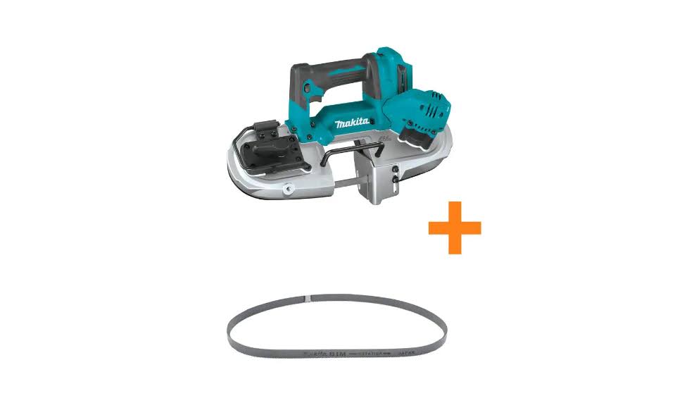 XBP04Z 18-Volt  Compact Brushless Cordless Band Saw (Tool Only) with A97570 Bonus 32-7/8 in. 18 TPI Portable Band Saw Blade