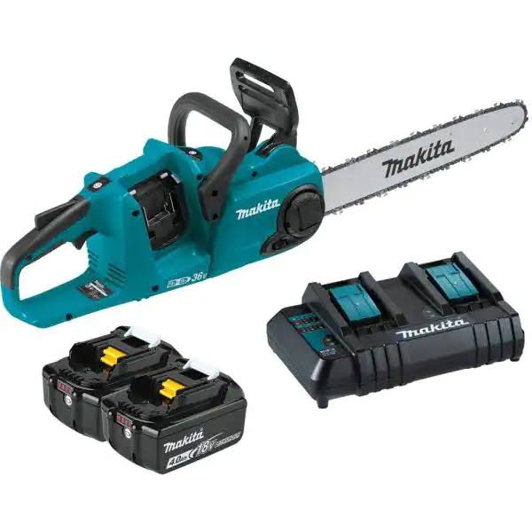 XCU04CM 18-Volt X2 (36V)  Lithium-Ion Brushless Cordless 16 in. Electric Chain Saw Kit (4.0Ah)
