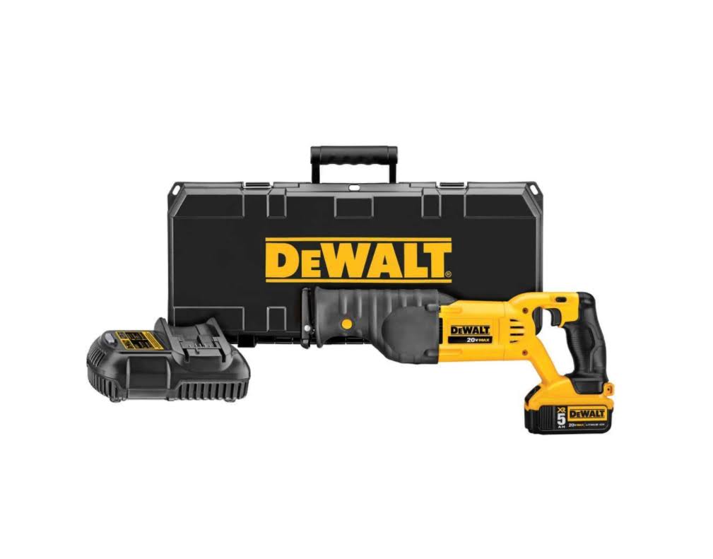 DCS380P1 20-Volt  Cordless Reciprocating Saw with (1) 20-Volt Battery 5.0Ah   Charger