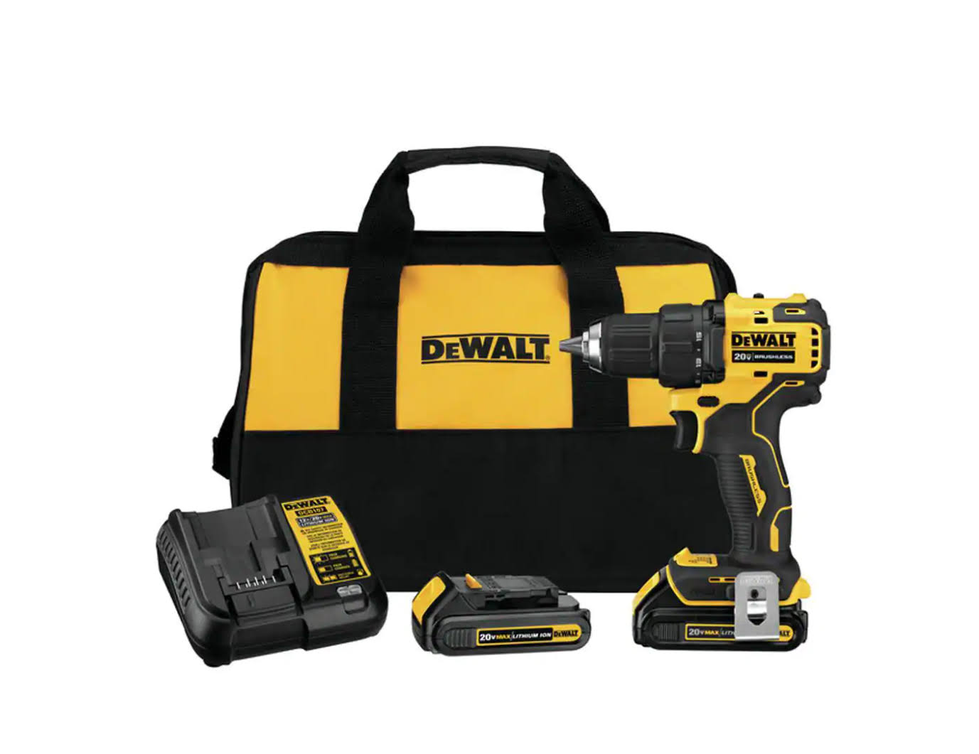 DCD708C2 ATOMIC 20-Volt  Cordless Brushless Compact 1/2 in Drill/Driver