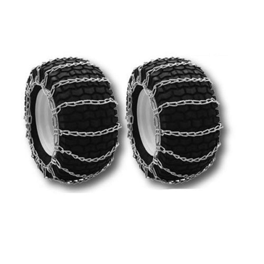 33-0009 16 in. x 4.8 in. x 8 in. and 4/4.8 in. x 8 in. Zinc Plated Chains Tire Chains Replaces Peerless 1065256 (Set of 2)