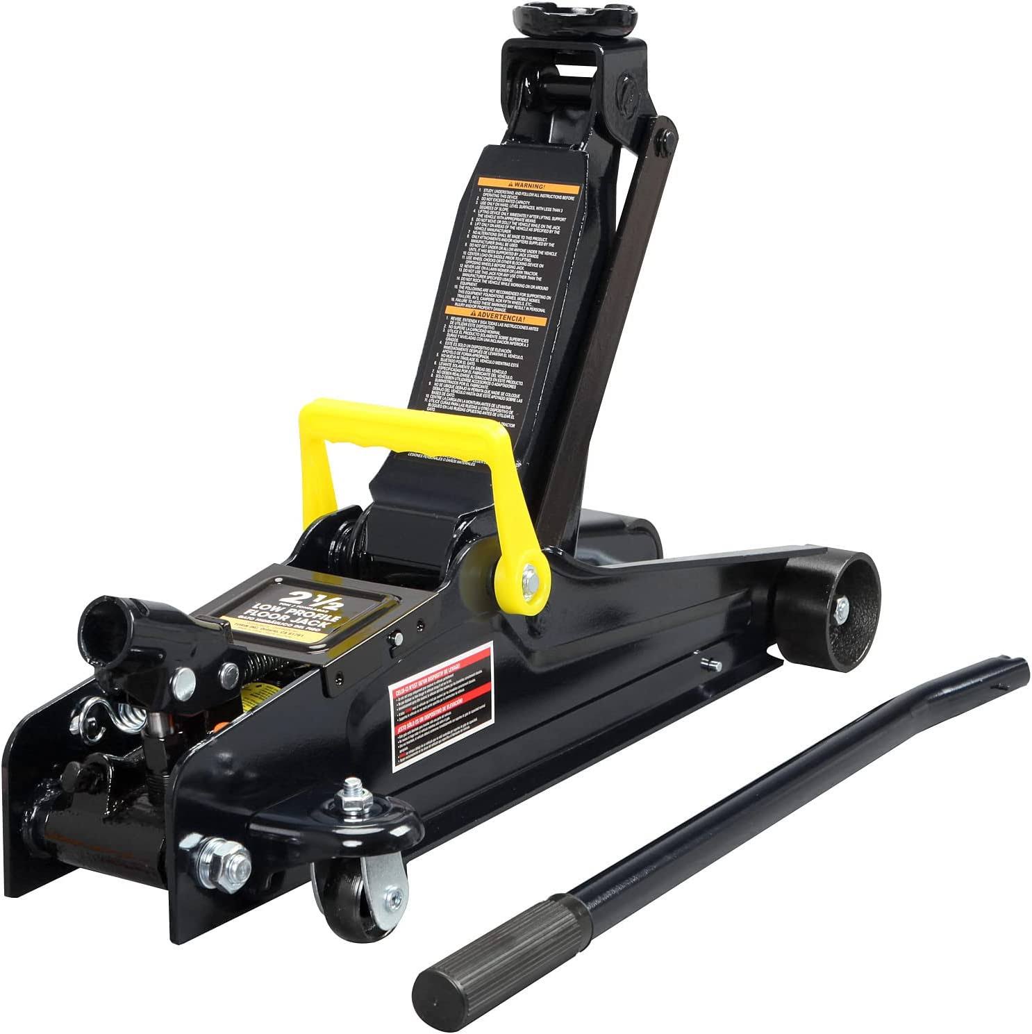 Torin TORT825051 Hydraulic Low Profile Trolley Service/Floor Jack Black