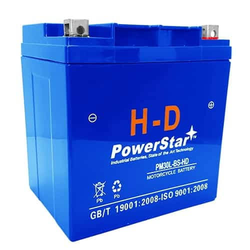 PowerStar 12V 30 Amp Hour ES-TX30L Battery for Polaris Ranger, Sportsman